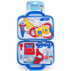 Doktortaske bl� 26,5 cm
