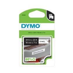 DYMO tape D1 (45803) 19 mm x 7 m - sort/hvid