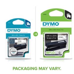 DYMO tape D1 (40913) 9 mm x 7 m - sort/hvid