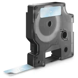 DYMO Tape D1 (45020) 12 mm (7 m) - hvid/klar