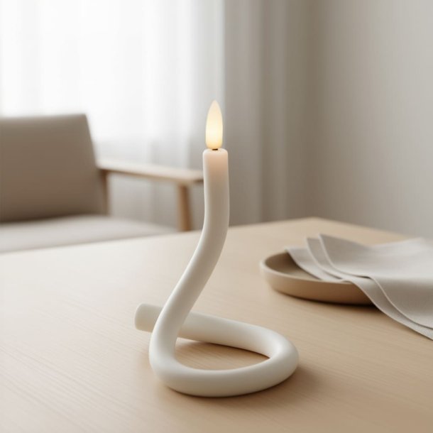 LED Flexibel Ljusstake Uppladdningsbar - Vit