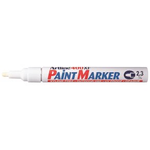 Artline Marker 400XF Paint Hvid, 12 stk