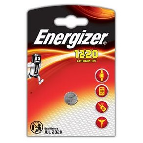 Energizer Lithium CR1220 batteri, 1 stk