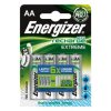 Energizer Extreme genopladelig AA batteri, 4 st