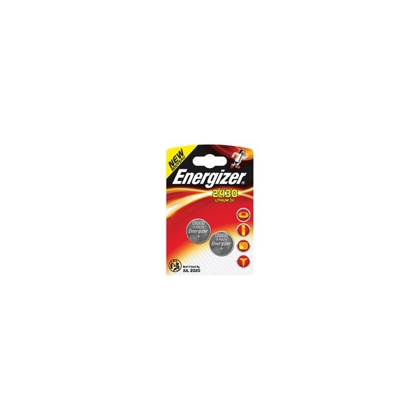 Energizer CR2430 batteri, 2 stk
