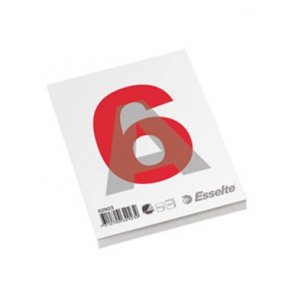 Esselte Blok std toplimet u/H A6 ulin 100 ark 60 g (10 stk)