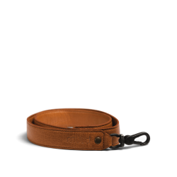 Muud Hudson XL Skulderstrop - Lder, Whisky (70 cm)