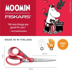 Fiskars Moomin universal saks, 21 cm, Mumi Mor