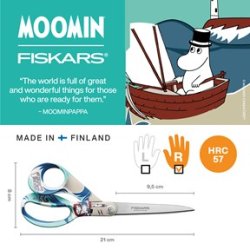 Fiskars Moomin universal saks, 21 cm, Mumi Far