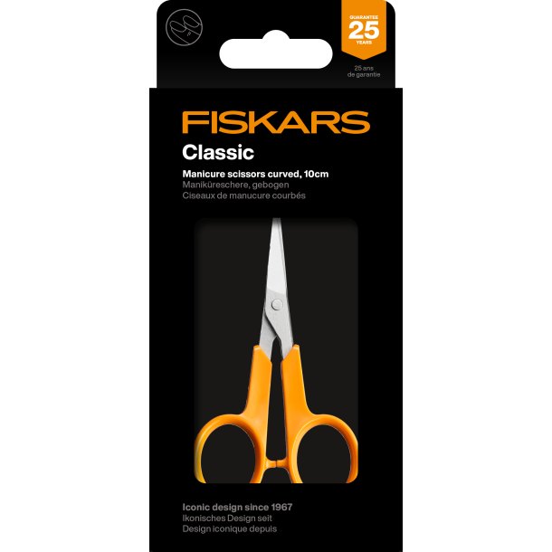 Fiskars Broderi Saks 10 cm, buet