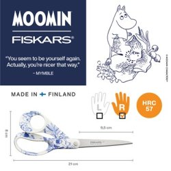 Fiskars Moomin universal saks, 21 cm, Haru