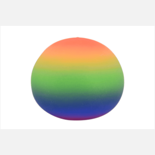 Farverig sansebold til afstressning � jumbo 11 cm