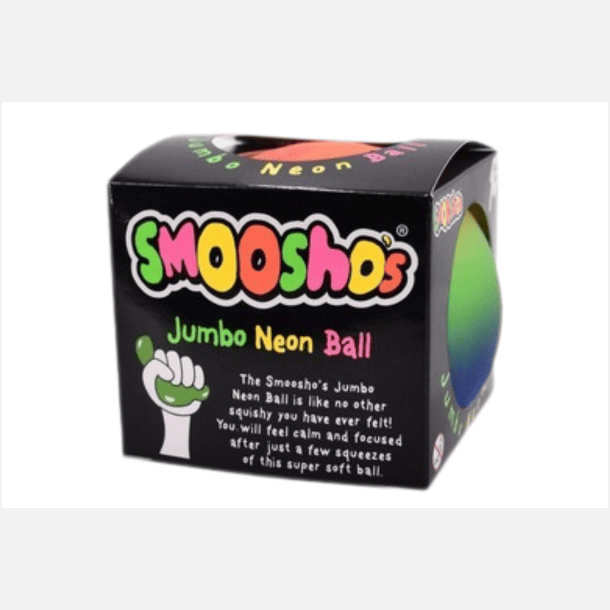 Farverig sansebold til afstressning � jumbo 11 cm