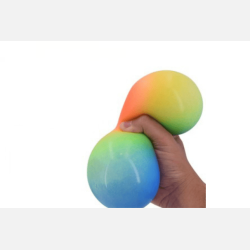 Farverig sansebold til afstressning � jumbo 11 cm