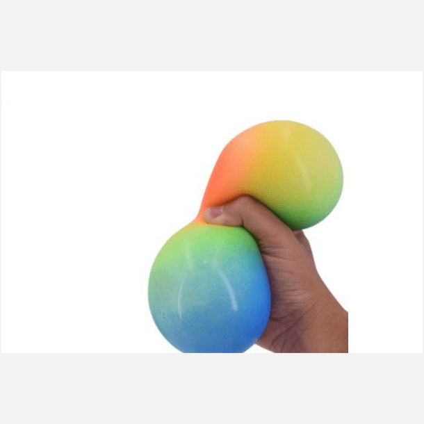 Farverig sansebold til afstressning � jumbo 11 cm
