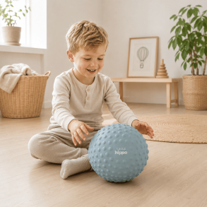 Find That Hippo Sinnesboll Large �22 cm � Weldon Blue