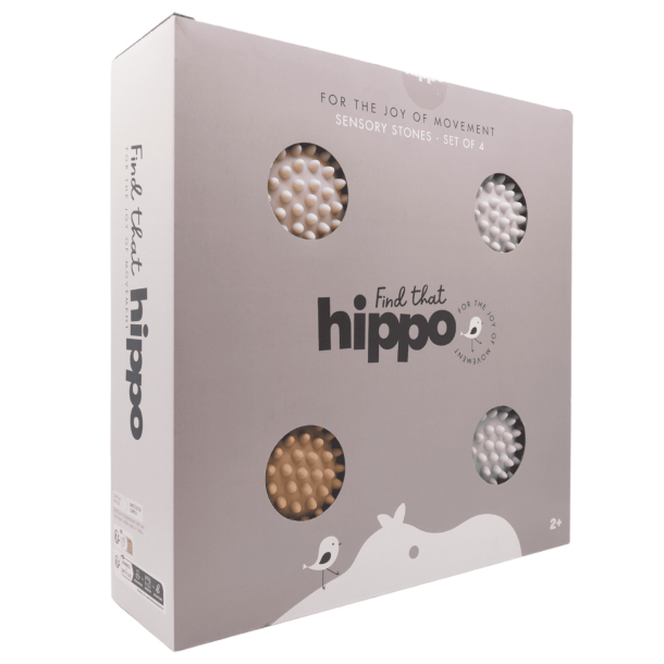 Find That Hippo Sensoriska Stenar � 4 st. � Sunrise
