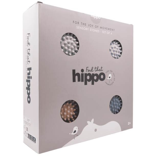 Find That Hippo Sensoriska Stenar � 4 st. � Sunset