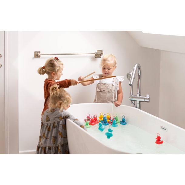 Fiskespil til B�rn med 6 Koralrevs�nder og 2 Fiskest�nger | Scratch Active Play