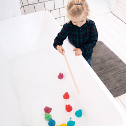 Fiskespil til B�rn med 6 Koralrevs�nder og 2 Fiskest�nger | Scratch Active Play