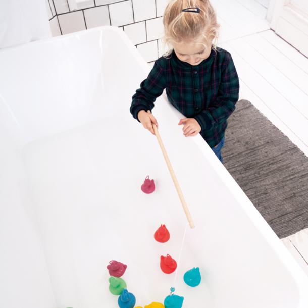 Fiskespil til B�rn med 6 Koralrevs�nder og 2 Fiskest�nger | Scratch Active Play