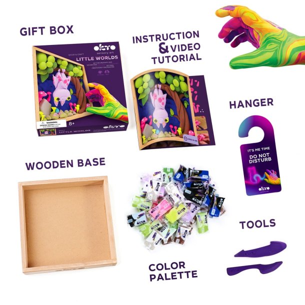 Flagermus-verden i 3D med air clay � kreativt kreas�t