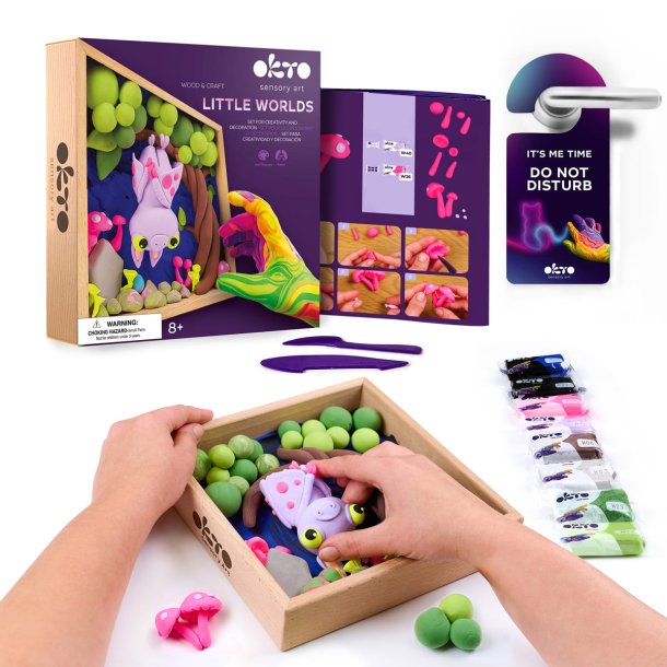 Flagermus-verden i 3D med air clay � kreativt kreas�t