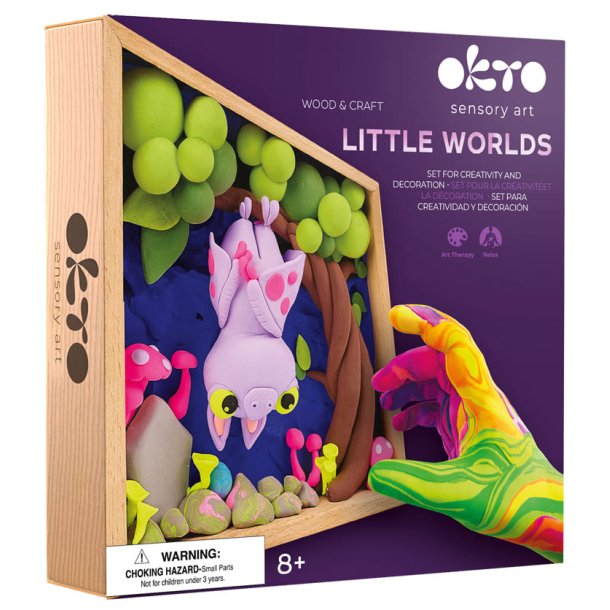 Flagermus-verden i 3D med air clay � kreativt kreas�t