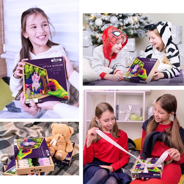 Flagermus-verden i 3D med air clay � kreativt kreas�t