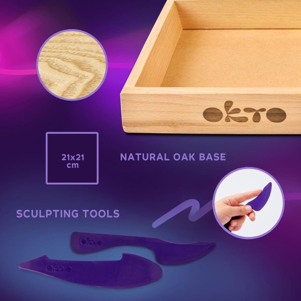 Flagermus-verden i 3D med air clay � kreativt kreas�t
