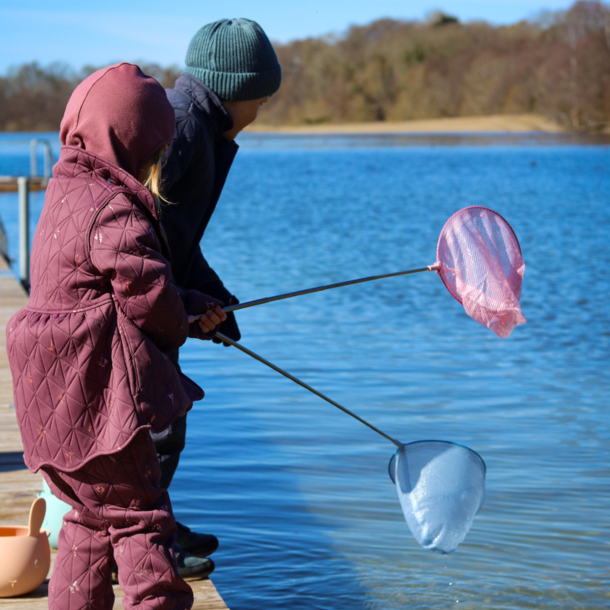 Follow the Duck teleskopisk strandnet � blush rose