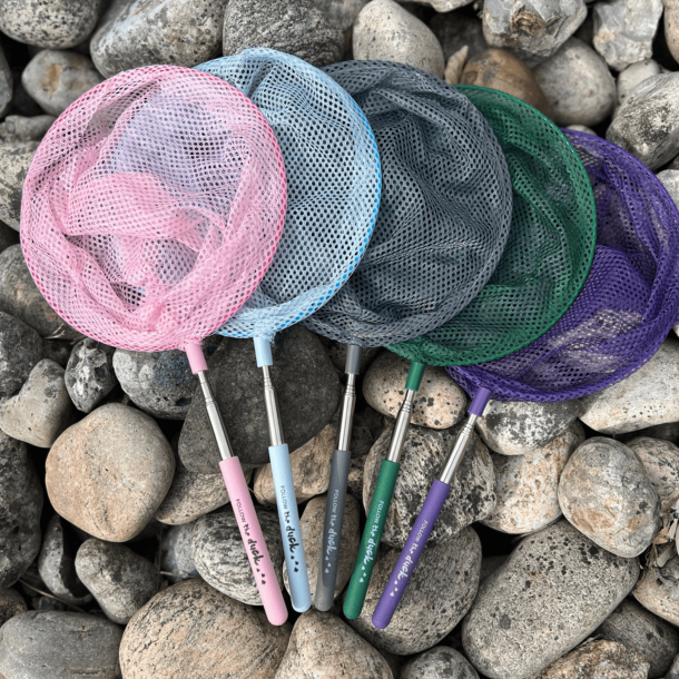 Follow the Duck teleskopisk strandnet � dark green