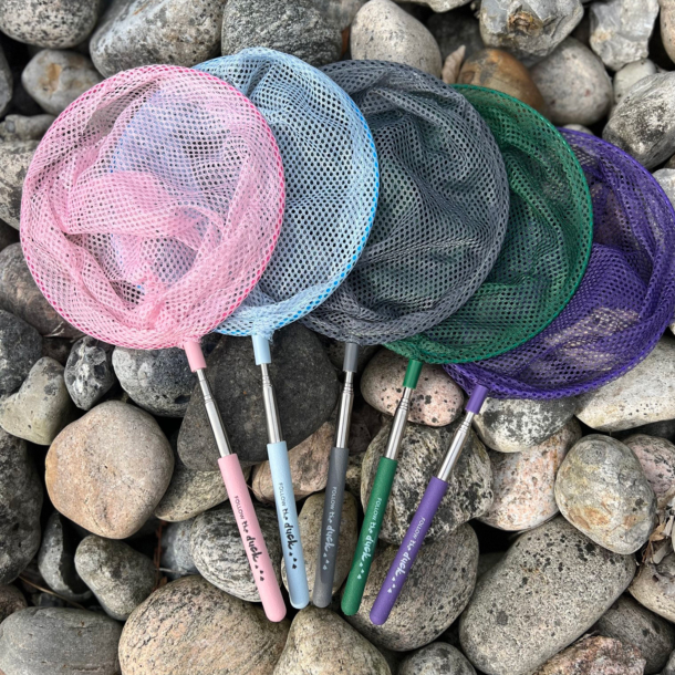 Follow the Duck teleskopisk strandnet � blush rose