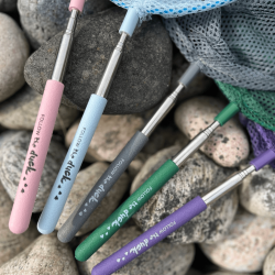 Follow the Duck teleskopisk strandnet � dark green