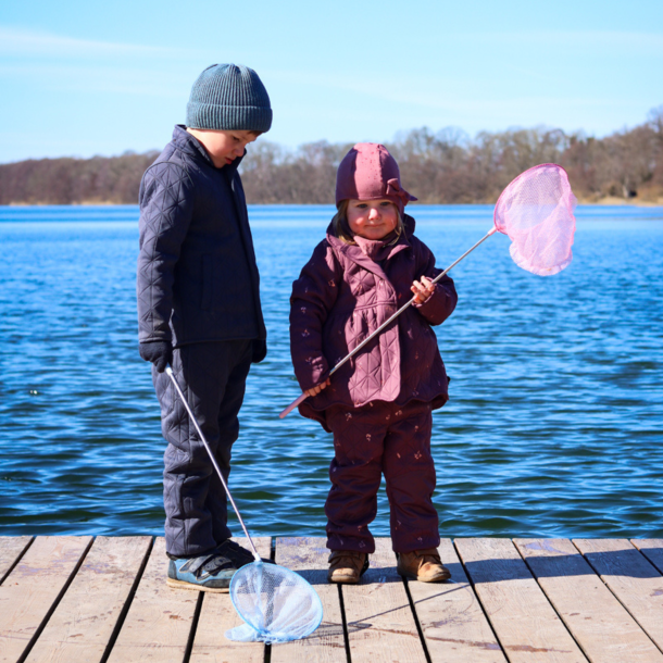 Follow the Duck teleskopisk strandnet � blush rose