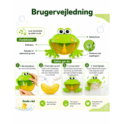Grodans bubbelbad � badleksak med musik och s�pbubblor