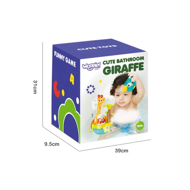 Giraffens badeleg � vandtragt med sugekop