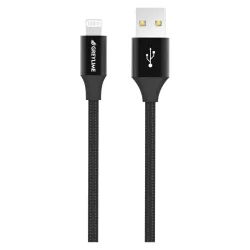 GreyLime USB-Lightning Kabel 1 m - Sort