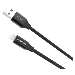 GreyLime USB-Lightning Kabel 1 m - Sort