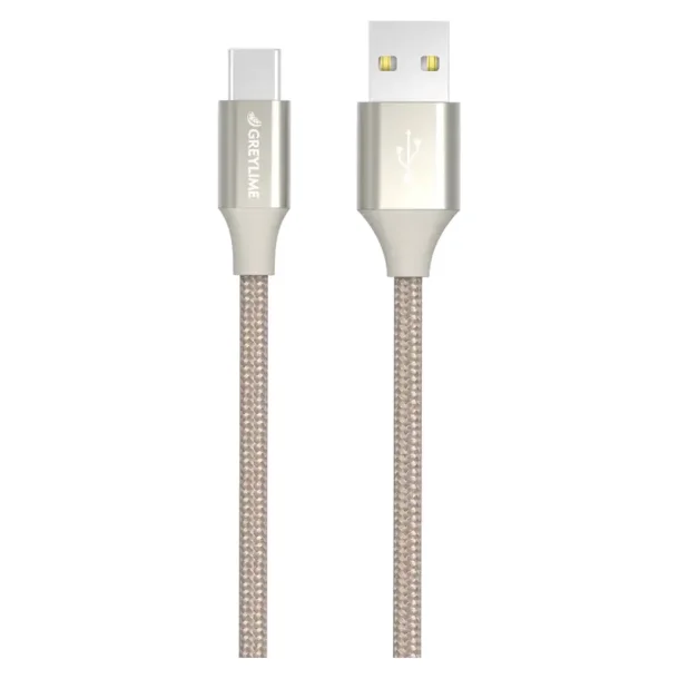 GreyLime USB til USB-C Kabel 1 m - Beige
