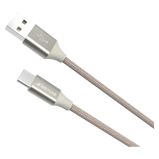 GreyLime USB til USB-C Kabel 2 m - Beige