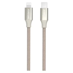 GreyLime Braided USB-C-Lightning Kabel 1 m - Beige