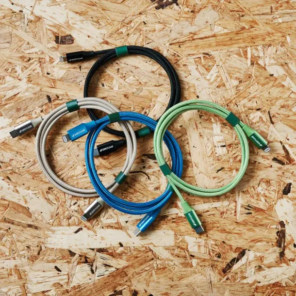 GreyLime Braided USB-C-Lightning Kabel 1 m - Beige