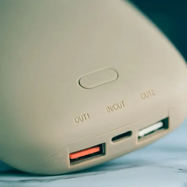 GreyLime Power Stone II 20000 mAh Powerbank - USB-C & USB-A (Beige)