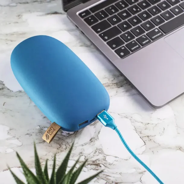 GreyLime Power Stone II 20000 mAh Powerbank - USB-C & USB-A (Blå)
