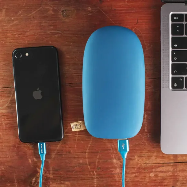 GreyLime Power Stone II 20000 mAh Powerbank - USB-C & USB-A (Blå)