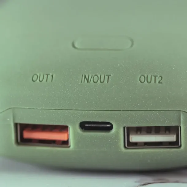 GreyLime Power Stone II 20000 mAh Powerbank - USB-C & USB-A (Grøn)