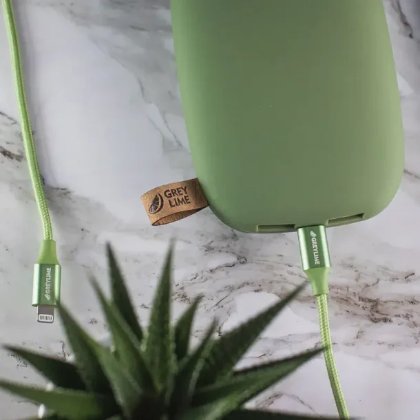 GreyLime Power Stone II 20000 mAh Powerbank - USB-C & USB-A (Grøn)