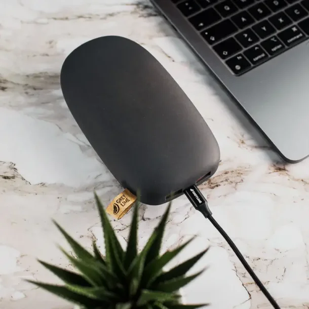 GreyLime Power Stone II 20000 mAh Powerbank - USB-C & USB-A (Sort)
