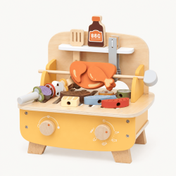 Grill i tr� � Montessori-inspireret rolleleg